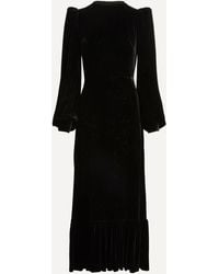 The Vampire's Wife - Women's Velvet Silk Villanelle Midi Dress 12 - Lyst