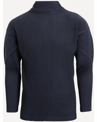 Homme Plissé Issey Miyake - Mens Basics Pleated Turtleneck Top - Lyst