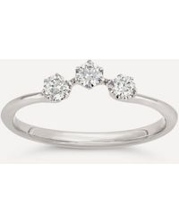 Dinny Hall - Recycled Mini Curve Diamond Pinky Ring - Lyst
