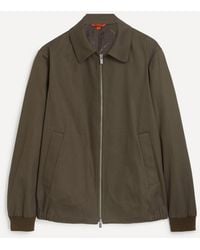 Barena - Army Olivio Cotton Zip-Up Jacket - Lyst