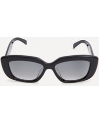 Celine - Women's Triomphe Chunky Rectangular Sunglasses One Size - Lyst