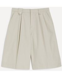 Simone Rocha - Tailored Wide-Leg Belt Loop Tab Shorts - Lyst