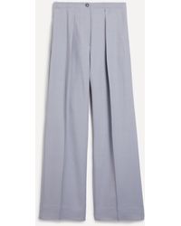 Acne Studios - Women's Dusty Lilac Tailored Trousers 8 - Lyst