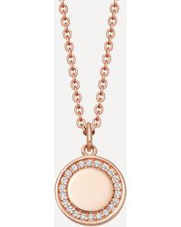 Astley Clarke Cosmos White Sapphire Pendant Necklace - Multicolour