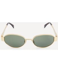 Celine - Triomphe Oval Sunglasses - Lyst