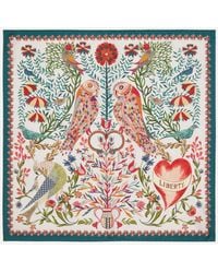 Liberty - Stolen Heart Silk Scarf 45 - Lyst
