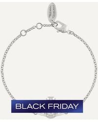 Vivienne Westwood - Platinum-Tone Lee Chain Bracelet - Lyst