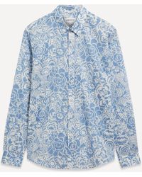 Liberty - Mens Mono Gatsby Lasenby Tana Lawn Cotton Casual Classic Shirt - Lyst