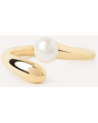 Pdpaola - 18Ct-Plated La Perla Ring - Lyst
