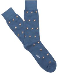 Paul Smith Artist Lolly Socks - Blue