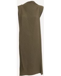 Issey Miyake - Soft Fold Pleats Dress - Lyst