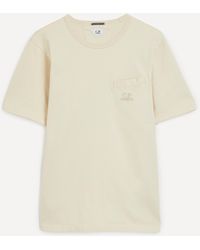 C.P. Company - C. P. Company Mens 30/2 Mercerized Jersey Twisted Pocket T-shirt Xl - Lyst