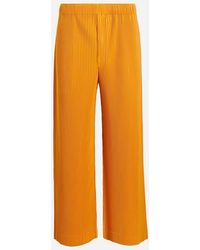 Homme Plissé Issey Miyake - Monthly Colours October Pleated Straight Leg Trousers - Lyst