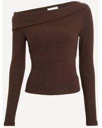 Reformation - Elio Off-The-Shoulder Knit Top - Lyst