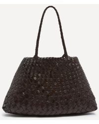 Dragon Diffusion - Women's Small Santa Croce Woven Leather Tote Bag One Size - Lyst