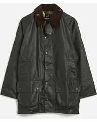 Barbour - Mens Beaufort Sage Waxed Jacket 38/48 - Lyst