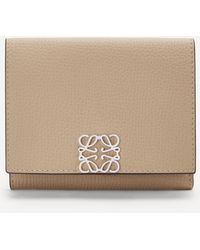 Loewe - Women's Anagram Leather Six Card Trifold Wallet - Lyst