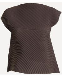 Issey Miyake - Plaster Pleats Top - Lyst