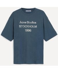 Acne Studios - Relaxed Short-Sleeve Logo T-Shirt - Lyst