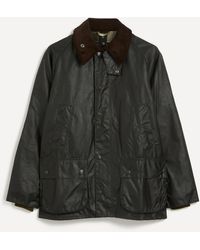 Barbour - Mens Bedale Black Waxed Jacket 44/54 - Lyst