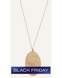 Brooke Gregson - 14Ct Aquarius Astrology Diamond Necklace - Lyst