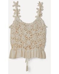 FARM Rio - Flowers Crochet Top - Lyst