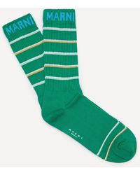 Marni - Mens Striped Knit Socks - Lyst