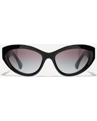 Chanel - Women's Cat Eye Sunglasses One Size - Lyst