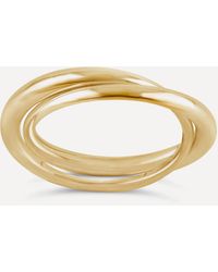 Dinny Hall - 10ct Gold Signature Double Ring - Lyst