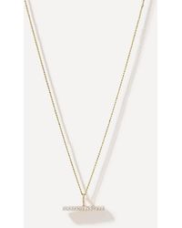 Otiumberg - 9Ct Vestige Diamond Toggle Pendant Necklace - Lyst