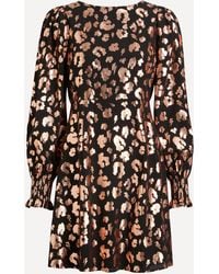 Scamp & Dude - Women's Leopard Short Dress 14 - Lyst
