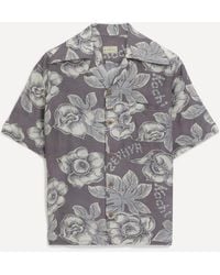 Kapital - Kochi & Zephyr Anemone Rangle Collar Silk Rayon Aloha Shirt - Lyst