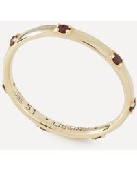 Liberty - 9Ct Constellation Lab-Grown Garnet Ring - Lyst