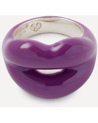 Solange Azagury-Partridge - Sterling Liberty 150Th Hotlips Ring - Lyst