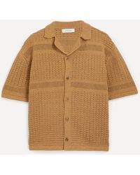 LE17SEPTEMBRE - Mens Pointelle-knit Shirt 36/46 - Lyst