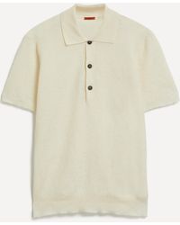 Barena - Mens Marco Linen-blend Polo Shirt - Lyst