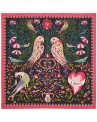 Liberty - Stolen Heart Silk Scarf 45 - Lyst