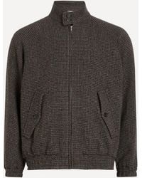 AURALEE - Alpaca-Wool-Silk Tweed Blouson Jacket - Lyst