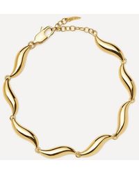 Missoma - X Savi 18Ct-Plated Signature Link Chain Bracelet - Lyst