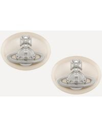 Vivienne Westwood - Platinum-Tone Lavinia Stud Earrings - Lyst