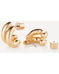 Jenny Bird - 14Ct-Plated Mini Florence Hoop Earrings - Lyst