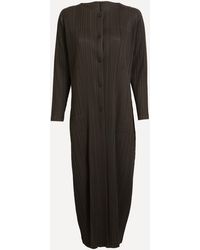 Pleats Please Issey Miyake - Women's Monthly Colours January Long Coat 4 - Lyst