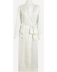 Liberty - Silk-Satin Robe - Lyst