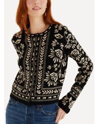 FARM Rio - Flower Bloom Knit Cardigan - Lyst