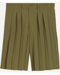 Homme Plissé Issey Miyake - Edge Ensemble Pleated Shorts - Lyst
