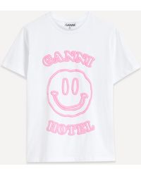 Ganni Hotel T-shirt - White