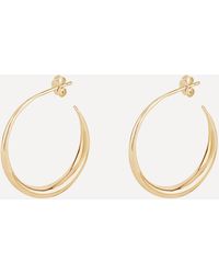 Dinny Hall - 10ct Gold Signature Eos Hoop Earrings - Lyst