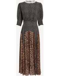 RIXO London - Women's Meg Godet Skirt Dress - Lyst