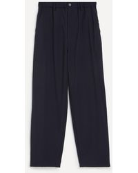 FRAME - Wool Easy Trousers - Lyst