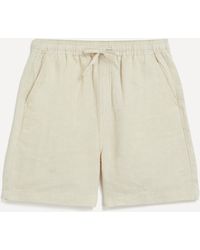 Percival - Mens Linen Drawstring Shorts 30 - Lyst